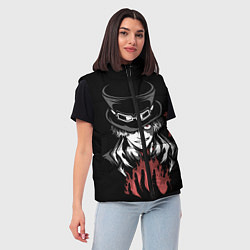 Женский жилет Ван пис - Сабо, цвет: 3D-черный — фото 2