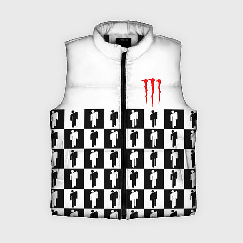 Женский жилет Monster energy pattern / 3D-Черный – фото 1