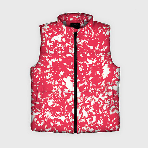 Женский жилет Розовый пятнистый / 3D-Светло-серый – фото 1