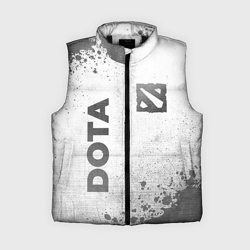 Женский жилет Dota - white gradient вертикально / 3D-Черный – фото 1