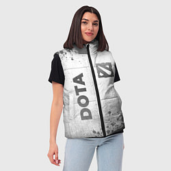 Женский жилет Dota - white gradient вертикально, цвет: 3D-черный — фото 2
