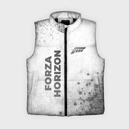 Женский жилет Forza Horizon - white gradient вертикально / 3D-Черный – фото 1
