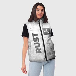 Женский жилет Rust - white gradient вертикально, цвет: 3D-черный — фото 2