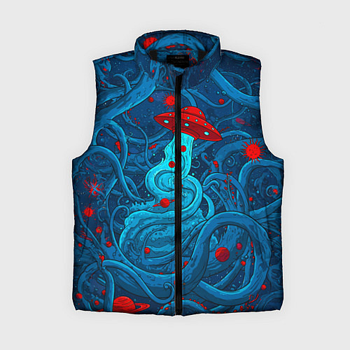 Женский жилет Контакт с хаосом / 3D-Черный – фото 1