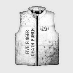 Женский жилет Five Finger Death Punch - white gradient вертикаль