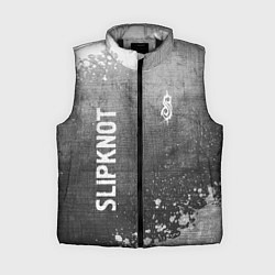 Женский жилет Slipknot - grey gradient вертикально, цвет: 3D-черный