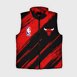 Женский жилет Chicago Bulls team NBA, цвет: 3D-черный