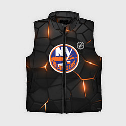 Женский жилет Нью Йорк Айлендерс - НХЛ хоккей, цвет: 3D-черный