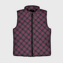 Женский жилет Tartan, цвет: 3D-черный