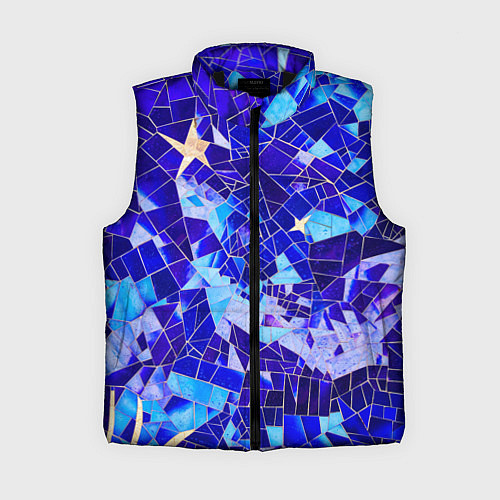 Женский жилет Небо-Звезды / 3D-Черный – фото 1