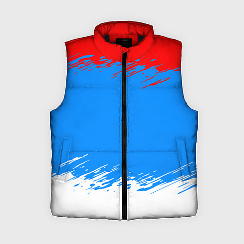 Женский жилет Патриот - флаг / 3D-Черный – фото 1