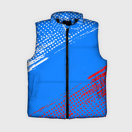 Женский жилет Патриот - флаг / 3D-Черный – фото 1