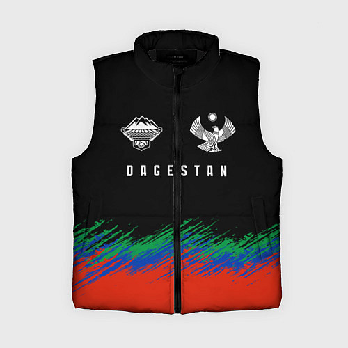 Женский жилет Dagestan / 3D-Черный – фото 1