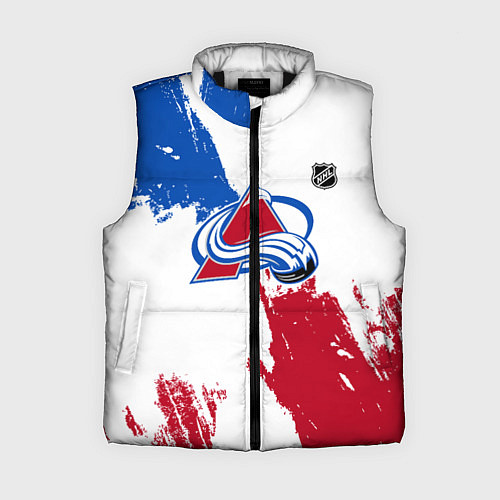 Женский жилет Колорадо Эвеланш - брызги красок / 3D-Черный – фото 1