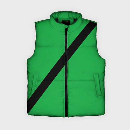 Женский жилет Ремень безопасности, зеленый / 3D-Черный – фото 1