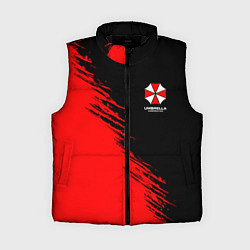 Женский жилет Umbrella Corp - red and black