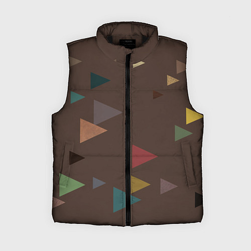 Женский жилет Осень палитра глубокий лес / 3D-Черный – фото 1