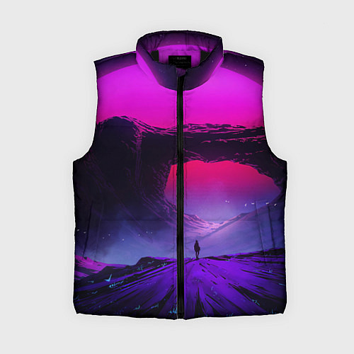 Женский жилет A Journey on the planet / 3D-Черный – фото 1