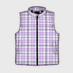Женский жилет Checkered light purple