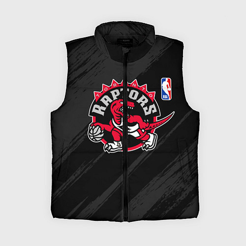 Женский жилет Toronto Raptors - NBA team / 3D-Черный – фото 1
