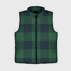 Женский жилет Дождевой лес тартан ирландский