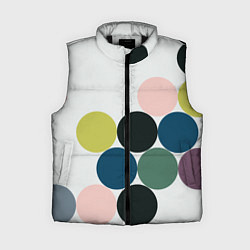 Женский жилет Кластер чил - абстракция, цвет: 3D-черный