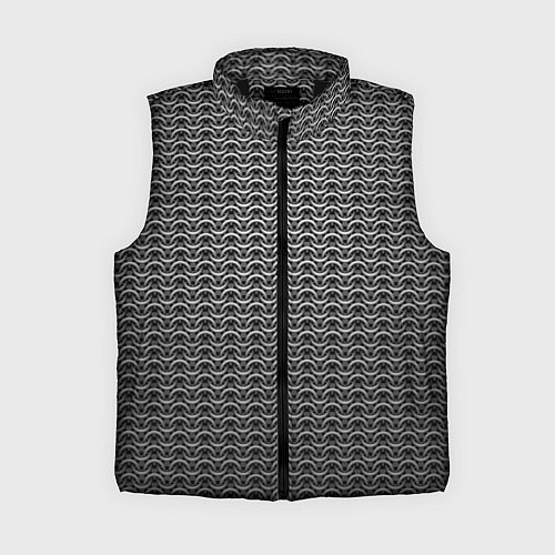 Женский жилет Стальная кольчуга воинов / 3D-Черный – фото 1