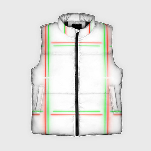 Женский жилет Neon light green red / 3D-Черный – фото 1