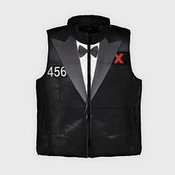Женский жилет Костюм финалиста 456 из игры в кальмара, цвет: 3D-черный