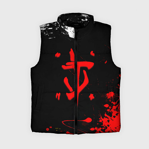 Женский жилет Doom краски всплеск / 3D-Черный – фото 1