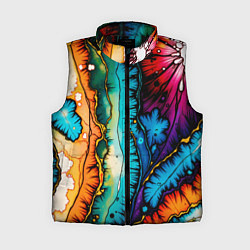 Женский жилет Разноцветный узор