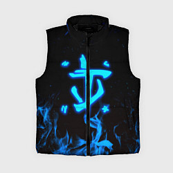 Женский жилет Дум огонь лого