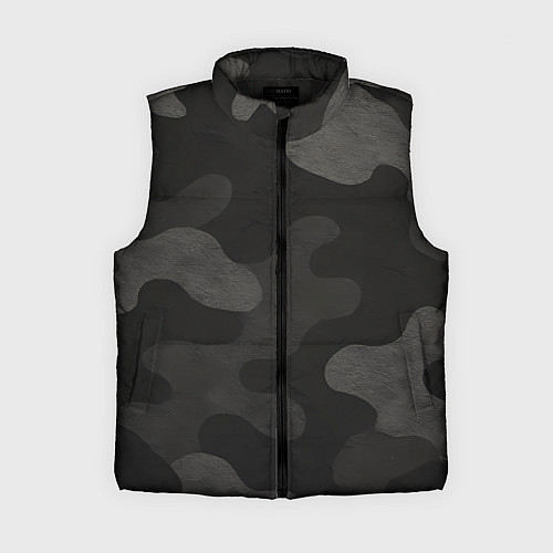 Женский жилет Черно-серый камуфляж / 3D-Черный – фото 1