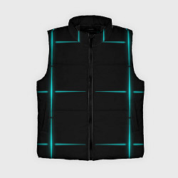 Женский жилет Color black blue stripes