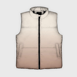 Женский жилет Градиент песочный