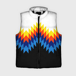 Женский жилет Олдскульный паттерн, цвет: 3D-черный