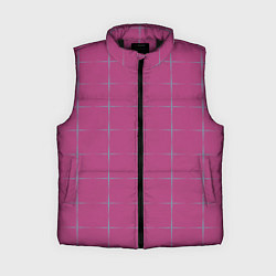 Женский жилет Color pink stripes, цвет: 3D-черный