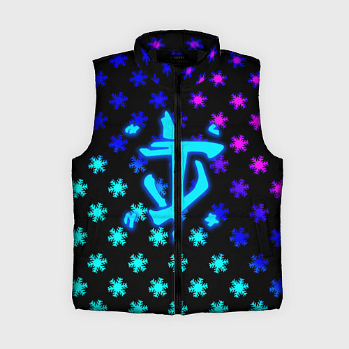 Женский жилет Doom winter neon / 3D-Черный – фото 1