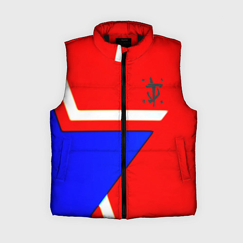 Женский жилет Doom star geometry / 3D-Черный – фото 1