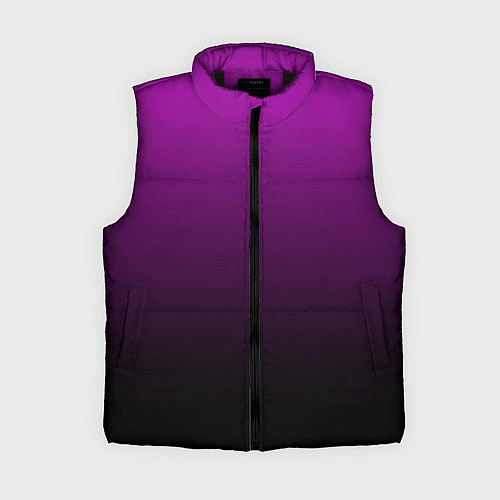 Женский жилет Purple gradient / 3D-Черный – фото 1