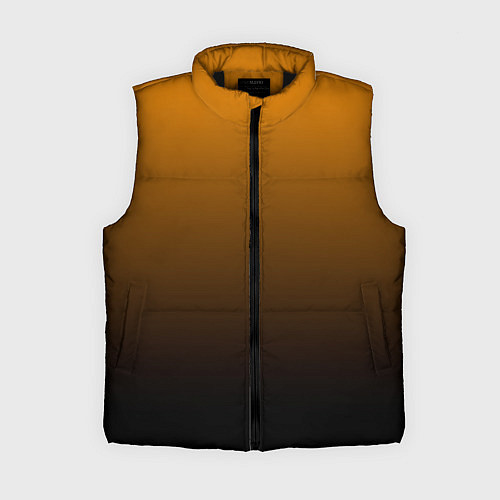 Женский жилет Orange gradient / 3D-Черный – фото 1