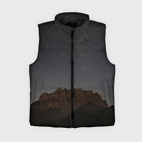 Женский жилет Массив Метеген под звездами / 3D-Черный – фото 1