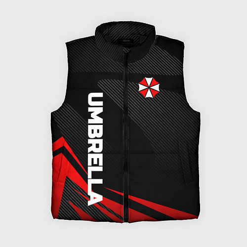 Женский жилет Umbrella - спорт / 3D-Черный – фото 1