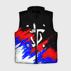 Женский жилет Doom триколор краски, цвет: 3D-черный