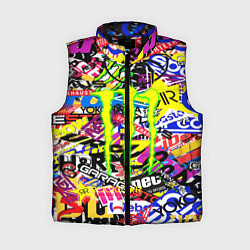 Женский жилет Monster energy бренды стикеры