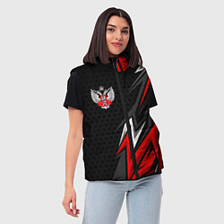 Женский жилет Федерация бокса - Россия, цвет: 3D-черный — фото 2