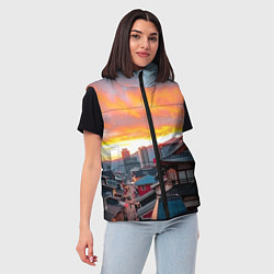 Женский жилет Япония, цвет: 3D-черный — фото 2