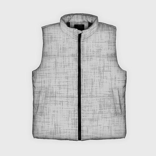 Женский жилет Светлый серый текстурированный / 3D-Черный – фото 1