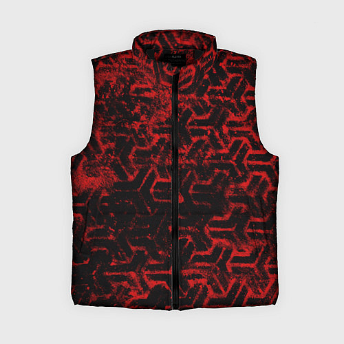Женский жилет Геометрический узор / 3D-Черный – фото 1