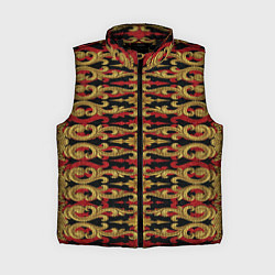 Женский жилет Царская вышивка, цвет: 3D-черный